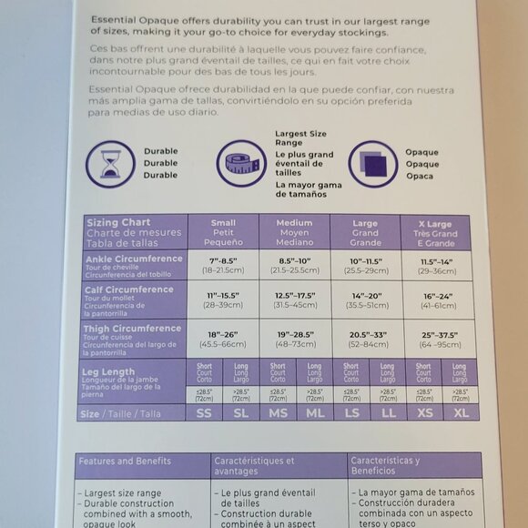 Sigvaris Medical Compression Stocking /Thigh-high/ LS / Light Beige / 863WLSO66L - Picture 5 of 5